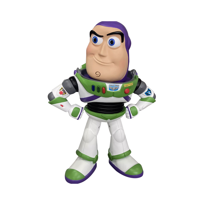 Laruan ng Buzz Buzz Lightyear Figure - 3D Cartoon Sculpture Para sa Mga Bata 'Dekorasyon at Mga Kolektib