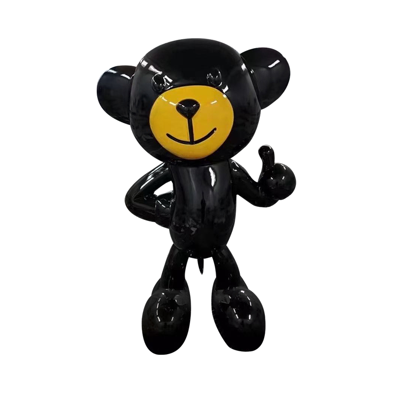 Creative Monkey Sculpture: Handcrafted Artistic Statue para sa Modern Home Decor