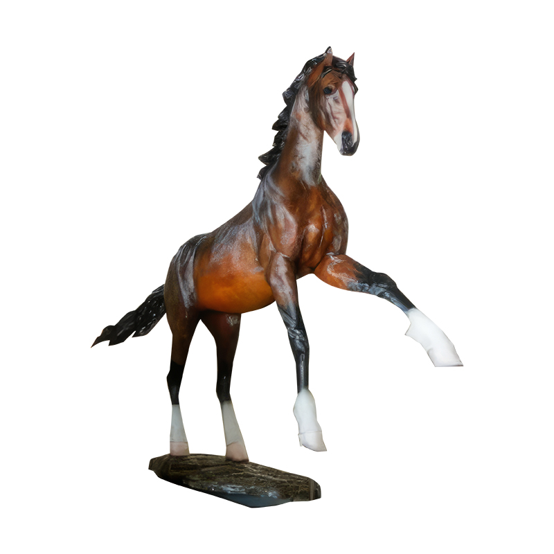 Lifesize ang makatotohanang estatwa ng tanso na tanso - equestrian art para sa rustic ranch, stable, hardin at manor dekorasyon