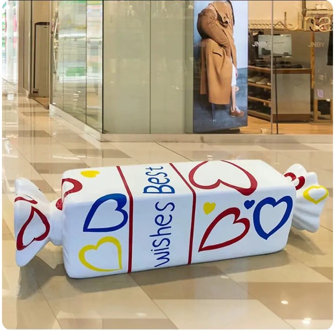 Ang Fiberglass Sculpture ay mas magaan at mas madaling madala kaysa sa tradisyonal na mga materyales sa iskultura